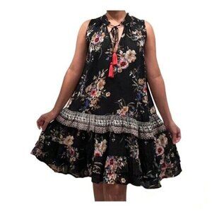 Anthropologie Raga Hidden Garden Ruffle Floral Dress Size Small NWT